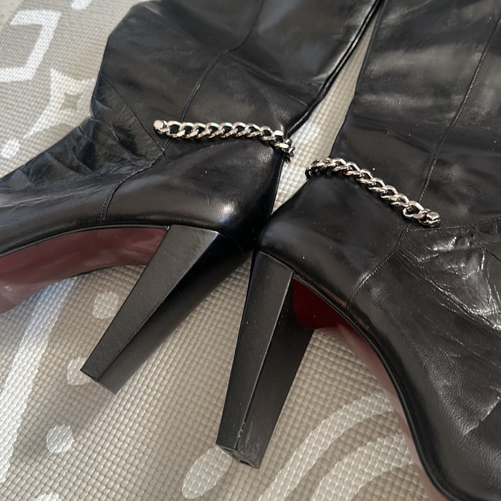 🚫SOLD🚫Nine West Patent Leather Size 9 Boots - Picture 14 of 17
